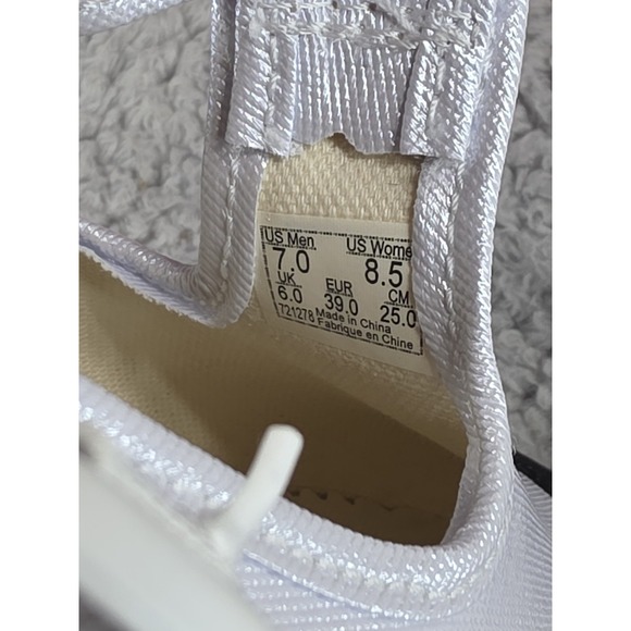 VANS Style 93 Coated Canvas True White Mary Jane Sneakers Shoes Women's Size 8.5 - Picture 3 of 15